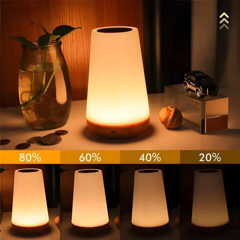 Multicolored Lamp with Remote Control