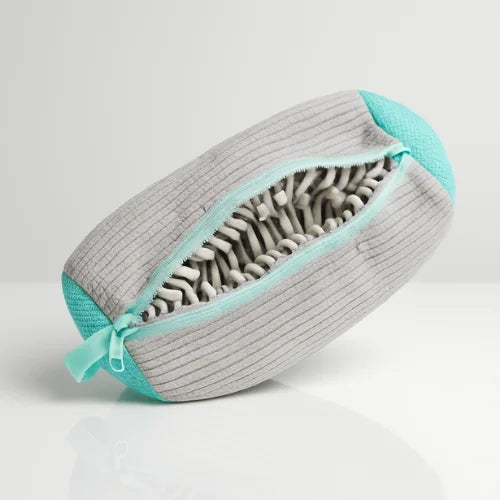 shoe washing bag for sneakers durable laundry protector with soft chenille lining and zipper closure for machine wash safety